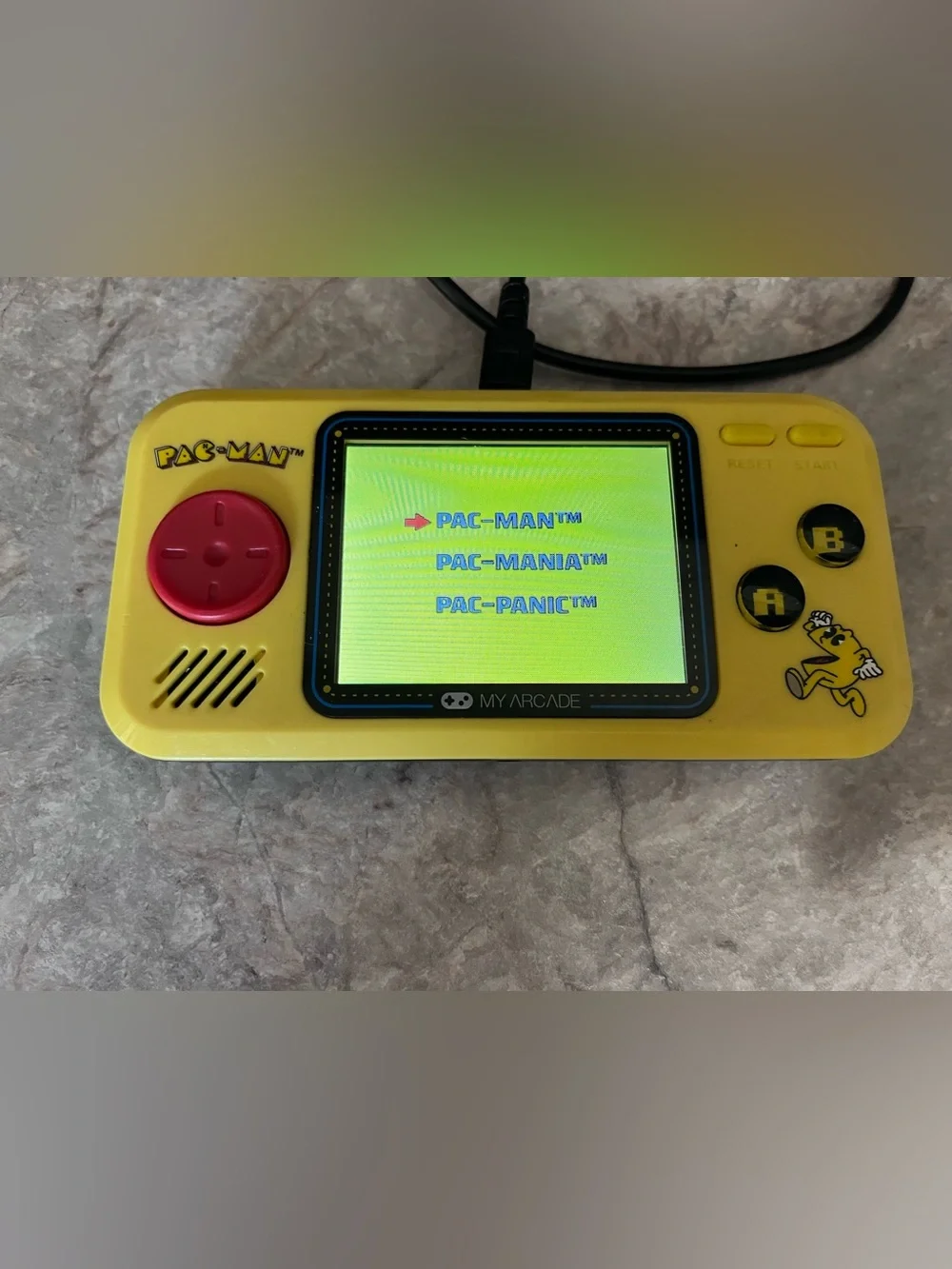 My Arcade Pac-Man Yellow Portable Handheld Game Console